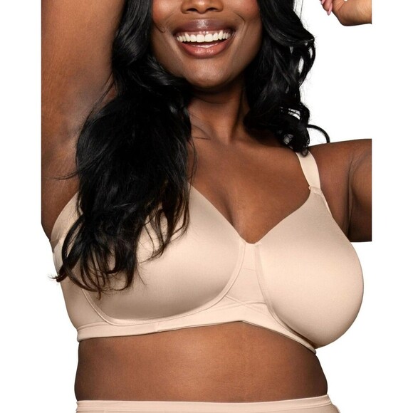 Vanity Fair Beauty Back Full Figure Wirefree Extended Side & Back Smooth 38D - Picture 5 of 8